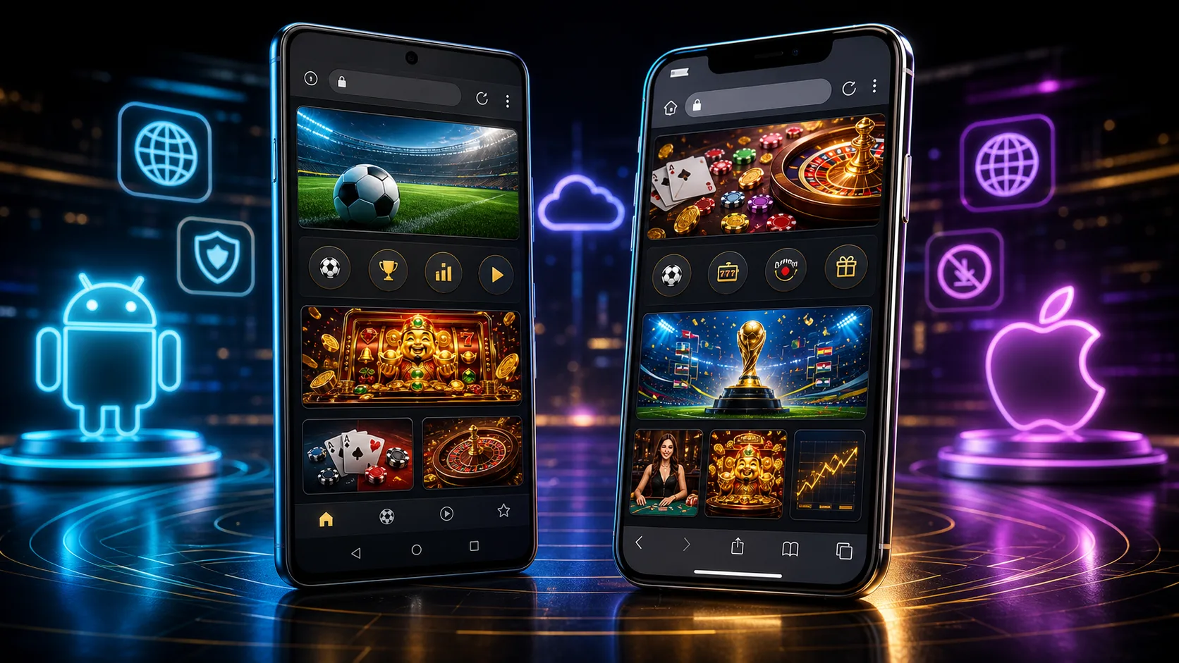 Experiência titanbet compatível com Android e iOS no navegador mobile